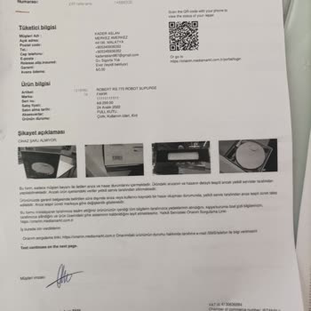 Fakir RS770 Temizlik Robotu Şarj Almıyor