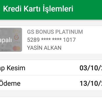 Garanti Bankası Kapalı Kartları Kaldırmıyor