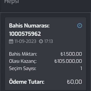 İddaa Paramı Vermedi Paramı İstiyorum