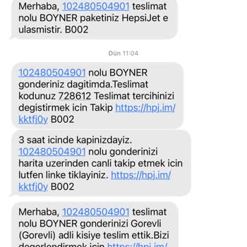 Hepsijet Yanlış Ve Gecikmeli Teslimat