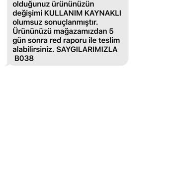 Calvin Klein T-shirt Değişim Talebi