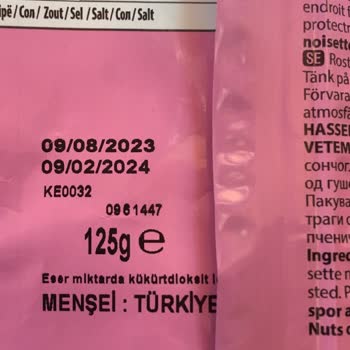 Gold Harvest Kuruyemiş Yeni Tarih, Bayat Ürün