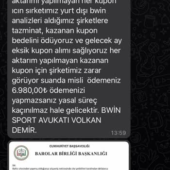 Bwin Sport Mağduru Oldum