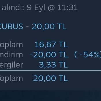 Steam Para İadesi Yapılmadı