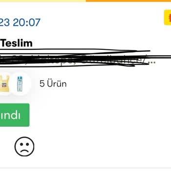 Şok Marketler Siparişin Teslim Edilmemesi