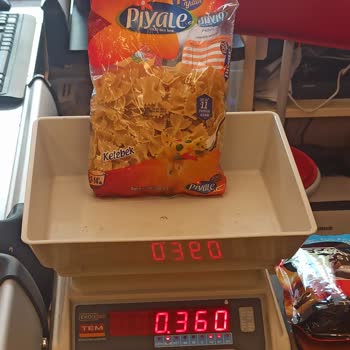 Kapalı Ve Dökülmesi İmkansız Olan 500 Gram Piyale Kelebek Makarna 360