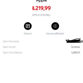 Apple İznim Olmadan Para Çekme