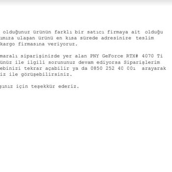 Hepsiburada Farklı Stok Kodu Gerekçesiyle, Ürünü İade Almıyor