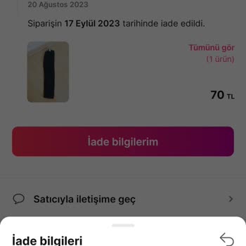 Gardrops Paramı Eksik İade Etti