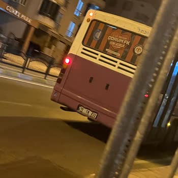 Çorum Belediyesi Otobüs Şoförünün Dengesizliği