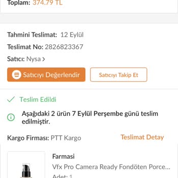 Trendyol Sahte Ürün Satılması