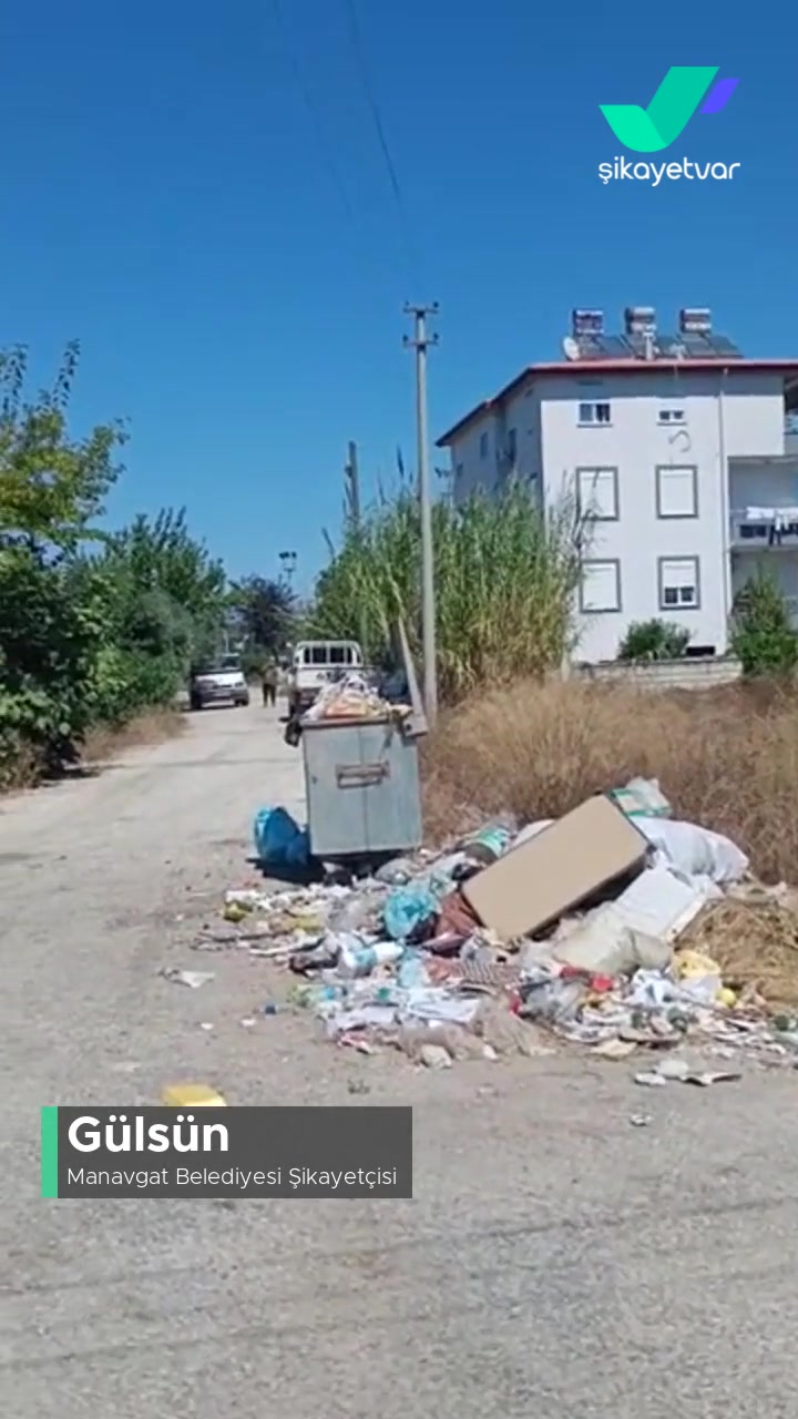 Manavgat Belediyesi Çöpler Toplanmıyor, Belediye Ve Muhtarlık İlgilenmiyor! videonun kapak resmi