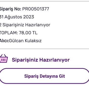 Gratis 3 Haftadır Siparişim Kargolanmadı