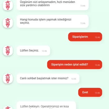 Tıkla Gelsin Uygulaması Ödeme Alınmasına Rağmen Siparişi İptal Etti