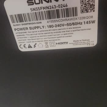 Sunny Televizyon Kumandası Bozuldu