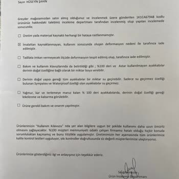 Greyder Ayakkabı Sorunu Hakkında