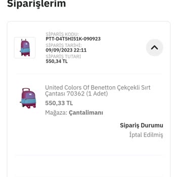Pttavm.com'dan Satın Aldığım Çanta Haksız Yere Alıkoyuldu