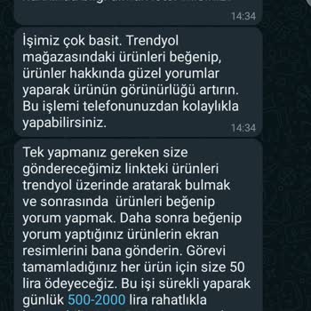 WhatsApp'tan Gelen Yabancı Görev Yap Para Kazan