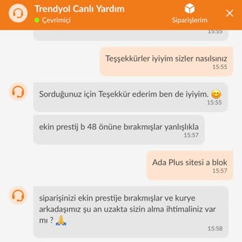 Trendyol Hızlı Market Siparişimi Yanlış Siteye Bırakıyor