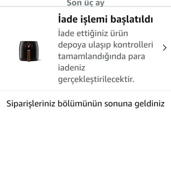 Amazon Hazırlık Aşamasında İptal Ettiğim Ürünle Param Bloke Edildi.