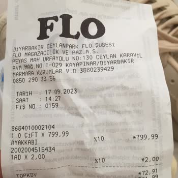 FLO Ayakkabı Ayakkabı Alarmı Çıkarılmamış