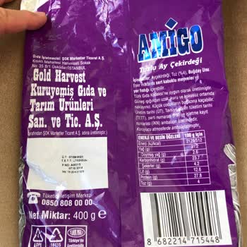 Amigo Çekirdekleri İçinden Kabuk Çıkması