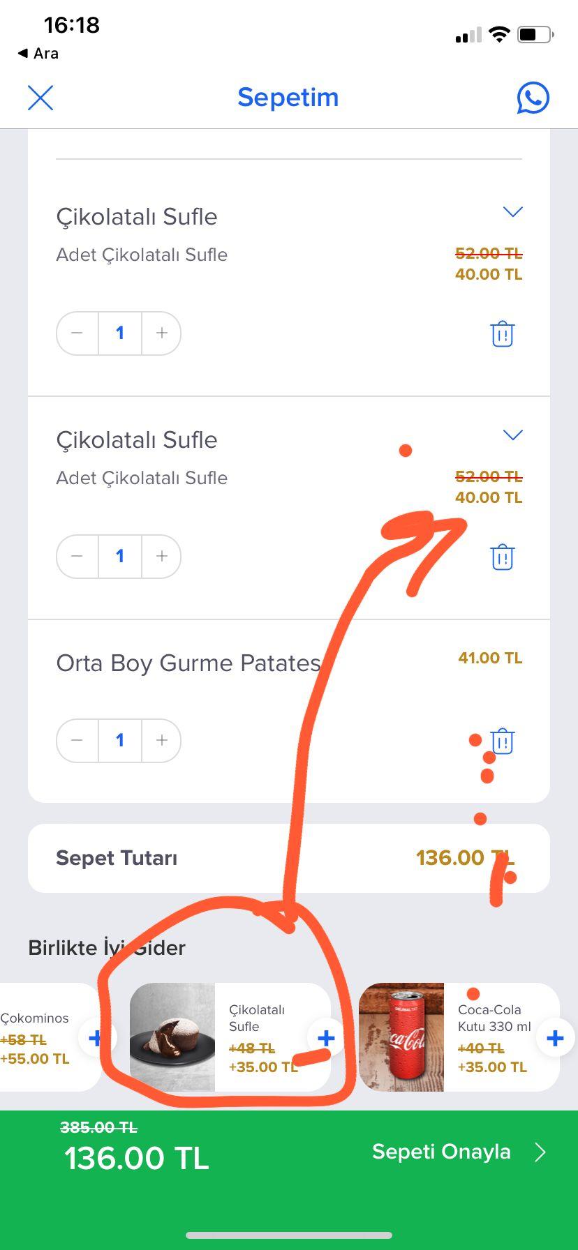 Domino's Pizza Ürün Fiyatı İle Ödediğim Fiyat Faklı Şikayetvar