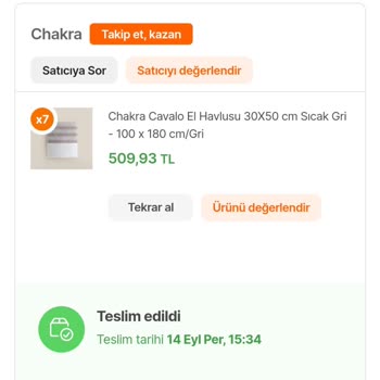 Chakra 100x180 Verdiğim Sipariş 30x50 Gönderilmiş