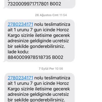 Horoz Lojistik İade Makineyi 22 Gündür Gelip Almıyor