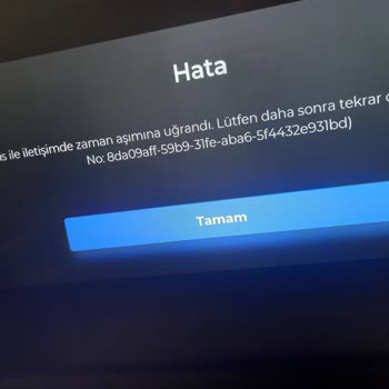 Tod TV Uygulaması Servis Dışı Hatası