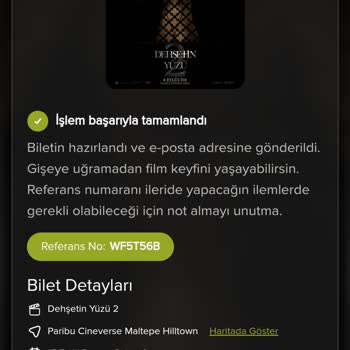 Paribu Cineverse Maltepe Hilltown Screenx Sorunu