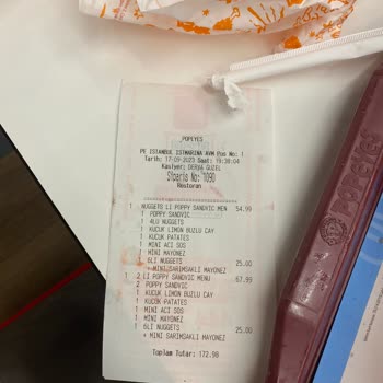 Popeyes Eksik Ürün Gramajı Doğru Olmayan Ürünler