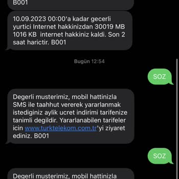 Türk Telekom Taahhüt Verememe Ve İlgisizlik Özensizlik