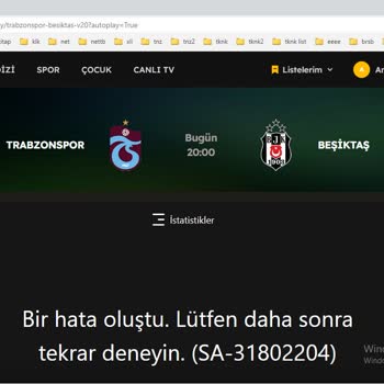 Tod TV Maç İzleyememe Sorunu