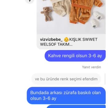Vizvizbebe'den Alışverişimle İlgili Sorun