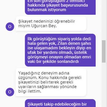 GetirSu Getir Canlı Destek Sorunu