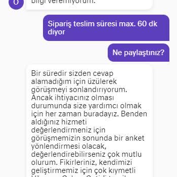 GetirSu Getir Canlı Destek Sorunu