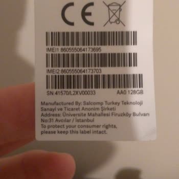 Xiaomi Redmi Çalıntı Tac Kodu Eksik