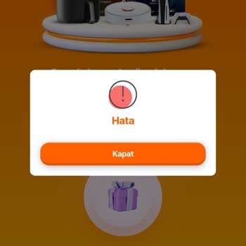 Hepsiburada Tıkla Kazan'a Katılamıyorum