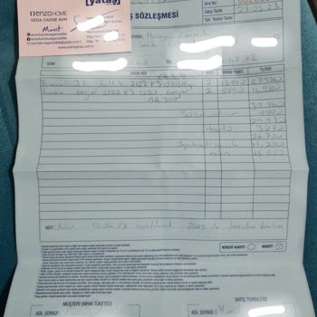Enza Home Ürün Teslimi Yapılmadı