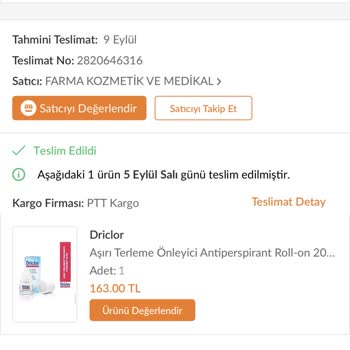Driclor Artık Etkili Değil