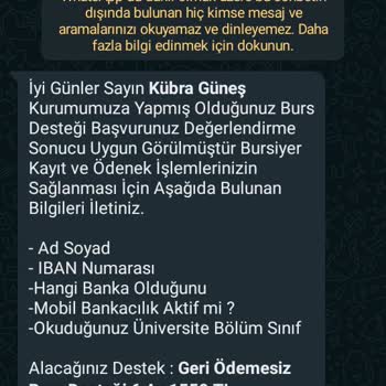 Burs Üzerinden Papara Hesabı Açılması