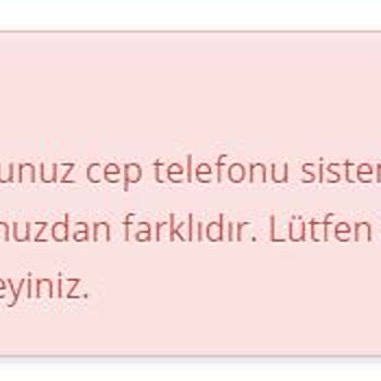 Passolig Girilen Numara Sistemde Kayıtlı Cep Telefonunuzdan Farklıdır Hatası