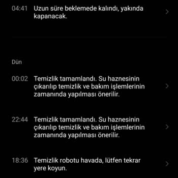 ' Vatan Bilgisayar ' Xiaomi S10T Temizlik Robotu 6 Ayda 3. Kez Servis