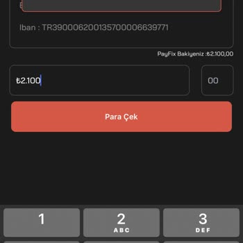 Payfix Çekim Hatası Veriyor