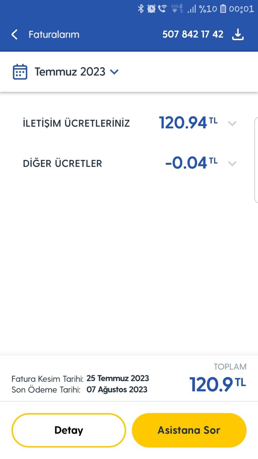 Turkcell Faturama Ödememem Gereken Taahhüt Dışı Fiyat Yansıtılmış ...