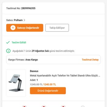 Trendyol Ve Satıcı İade Sürecinde Sorun Yaşıyorum