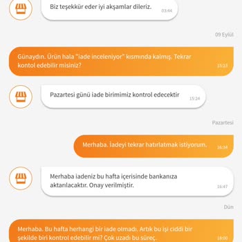 Trendyol Ve Satıcı İade Sürecinde Sorun Yaşıyorum