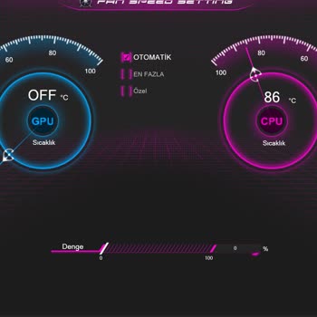 Monster Notebook Bilgisayardaki Aşırı Fan Sesi