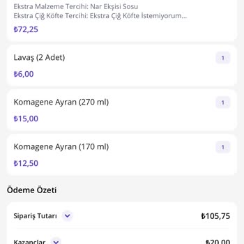 GetirYemek Eksik Ürün Geldi
